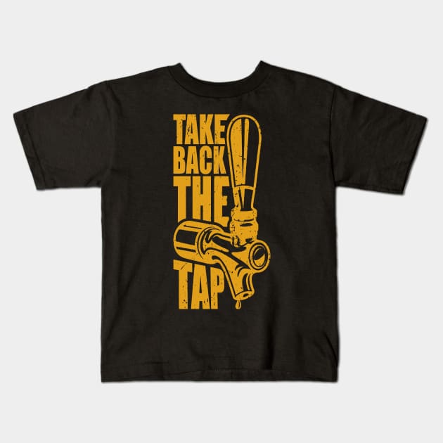 'Take Back The Tap' Food and Water Relief Shirt Kids T-Shirt by ourwackyhome